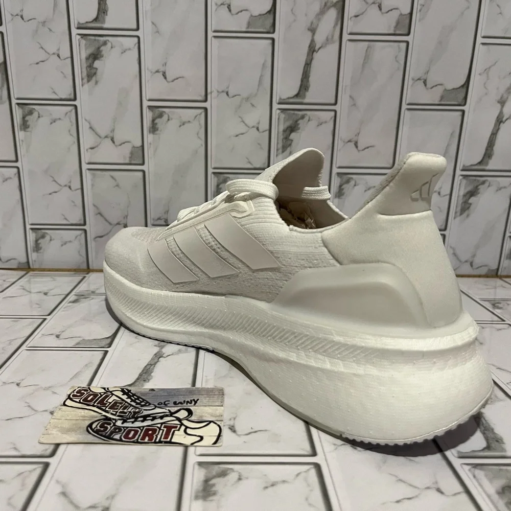 New Adidas Ultraboost 5X Ultra Boost Running Shoes Triple White Training Gym